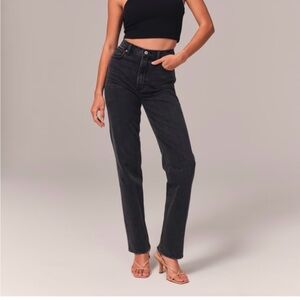 Abercrombie 90s Slim Straight Ultra High Rise Jeans